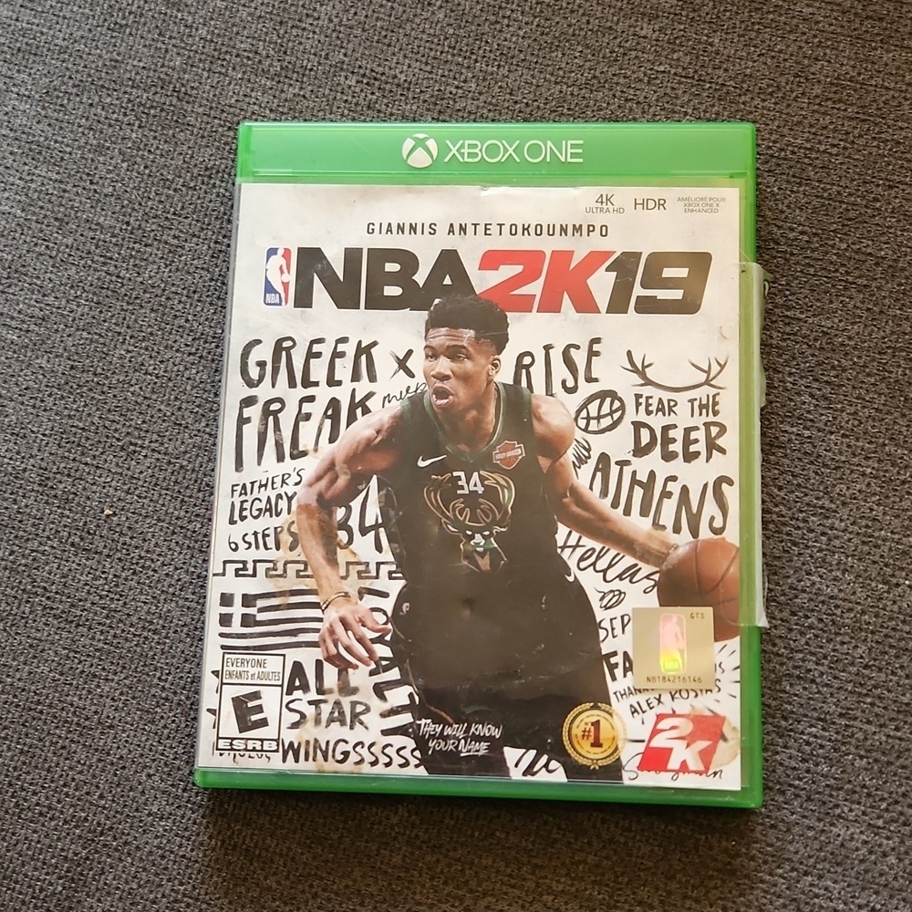 NBA 2K19 BASKETBALL XBOX ONE MICROSOFT VIDEO GAME Tested Complete